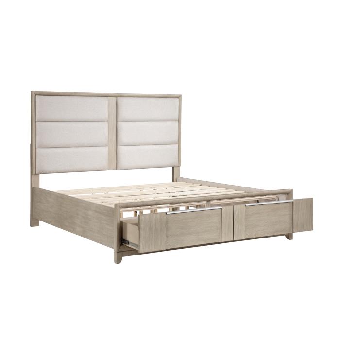McKewen (3) California King Platform Bed with Footboard Storage - Big's Furniture (NV) - Multi Location