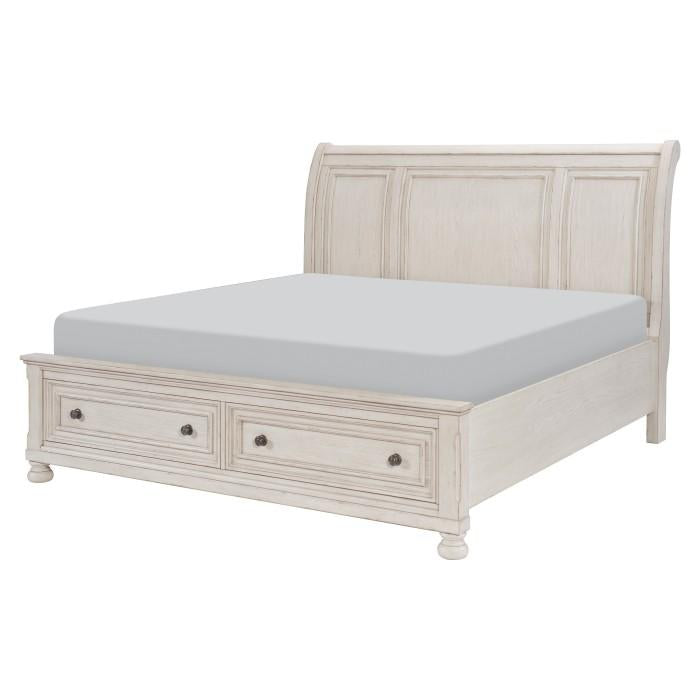 Bethel (3) Queen Platform Bed with Footboard Storage - Big's Furniture (NV) - Multi Location