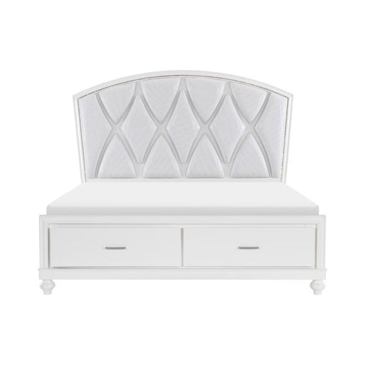 Aria (3) Queen Platform Bed with Footboard Storage - Big's Furniture (NV) - Multi Location