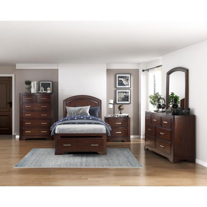 1520CHT-1-Youth (3) Twin Platform Bed with Footboard Storage - Big's Furniture (NV) - Multi Location