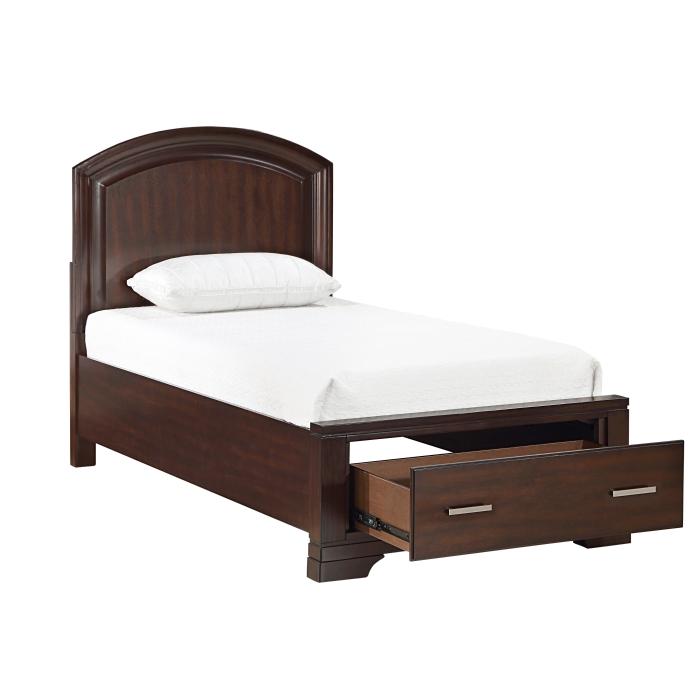 1520CHT-1-Youth (3) Twin Platform Bed with Footboard Storage - Big's Furniture (NV) - Multi Location
