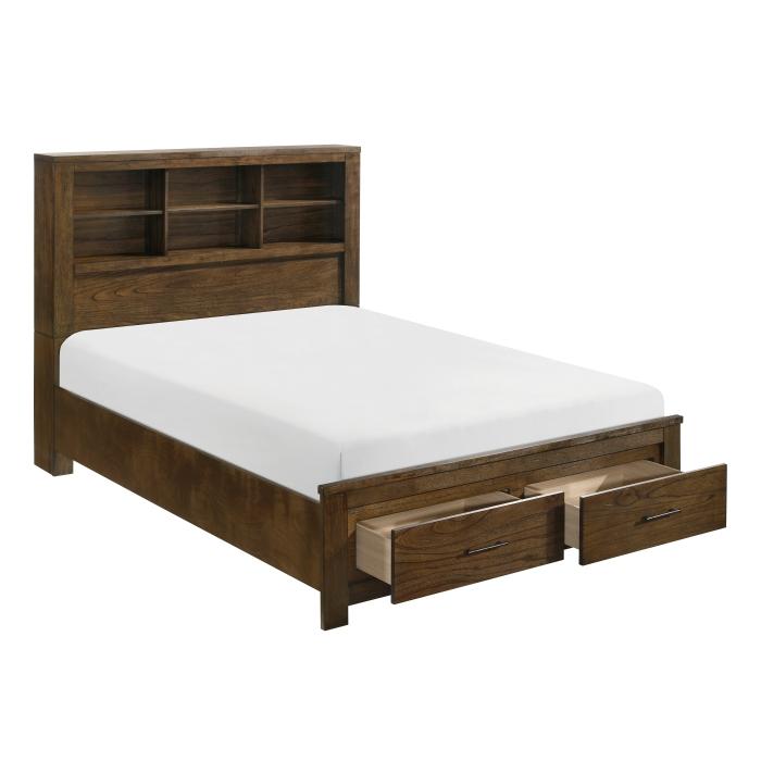 1592F-1-Bedroom (3) Full Platform Bed with Footboard Storage - Big's Furniture (NV) - Multi Location