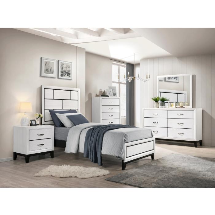 1645WHT-1-Youth (2) Twin Bed - Big's Furniture (NV) - Multi Location