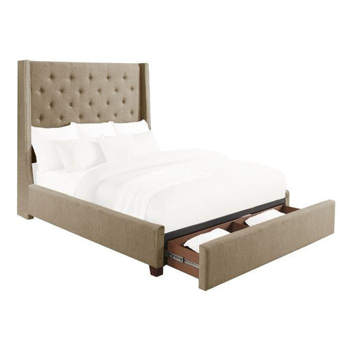 5877KBR-1CKDW - (3)California King Platform Bed with Storage Footboard - Big's Furniture (NV) - Multi Location