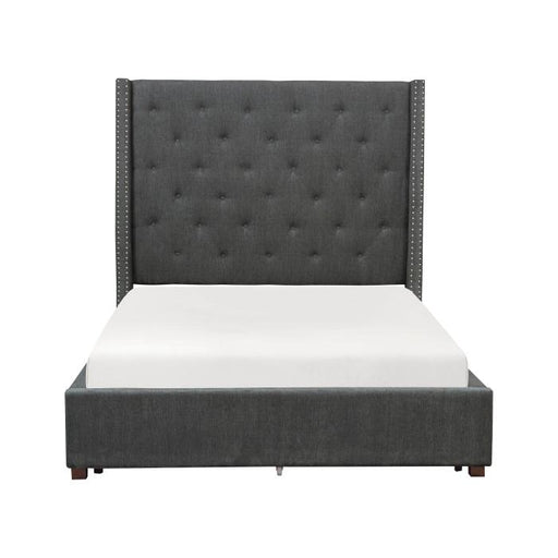 5877KGY-1CK - (2)California King Platform Bed - Big's Furniture (NV) - Multi Location