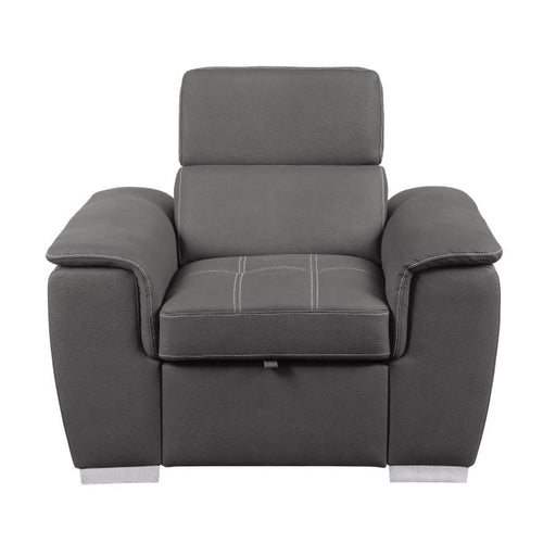 8228GY-1 - Chair with Pull-out Ottoman - Big's Furniture (NV) - Multi Location