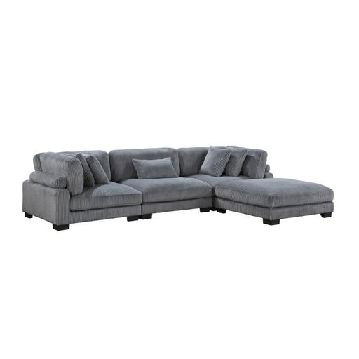 8555GY4OT - (4)4-Piece Modular Sectional with Ottoman - Big's Furniture (NV) - Multi Location