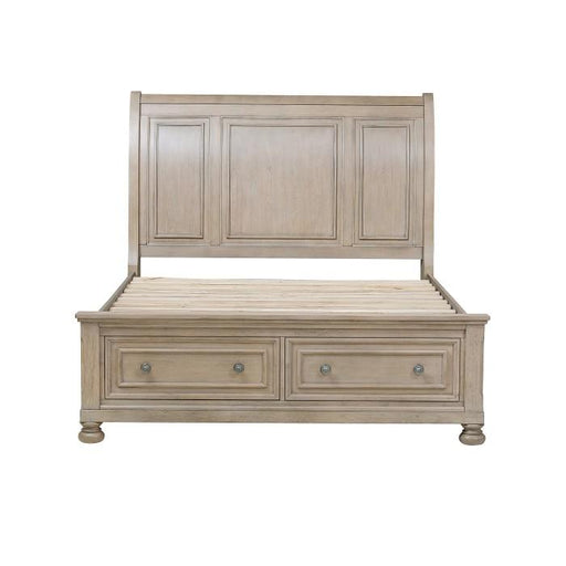 Bethel (3) Queen Platform Bed with Footboard Storage - Big's Furniture (NV) - Multi Location