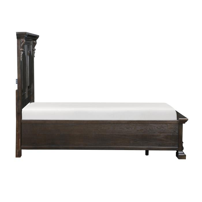 Cornwall (3) Queen Platform Bed with Footboard Storage - Big's Furniture (NV) - Multi Location