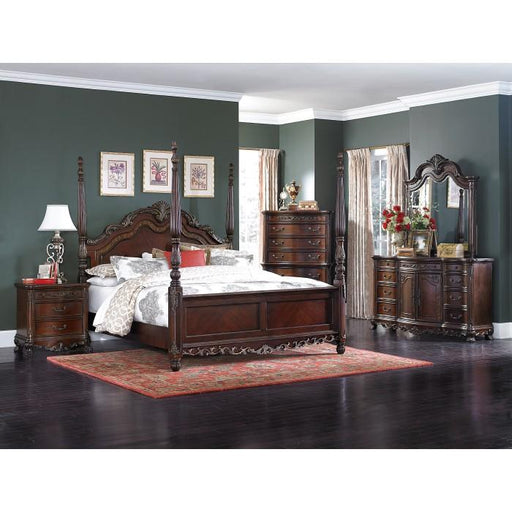 Frazier Park (4)California King Poster Bed - Big's Furniture (NV) - Multi Location