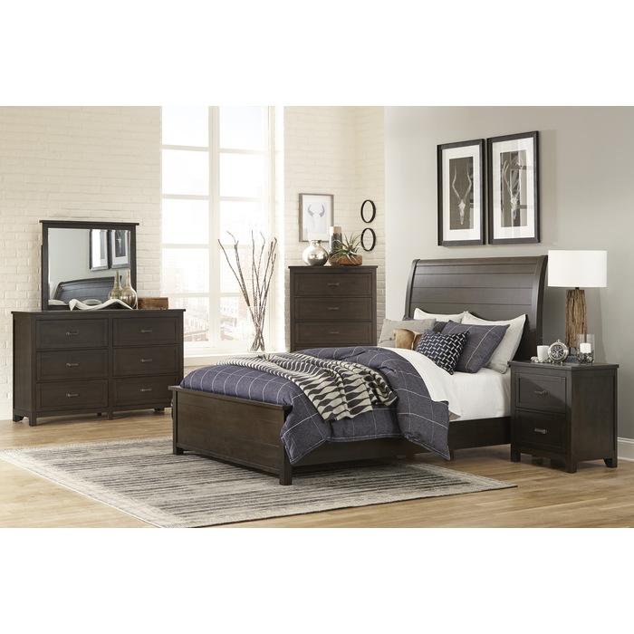 Hebron (3) Eastern King Sleigh Bed - Big's Furniture (NV) - Multi Location