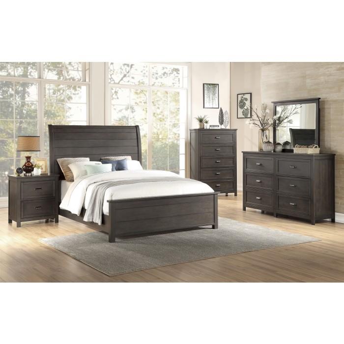 Hebron (3) Eastern King Sleigh Bed - Big's Furniture (NV) - Multi Location