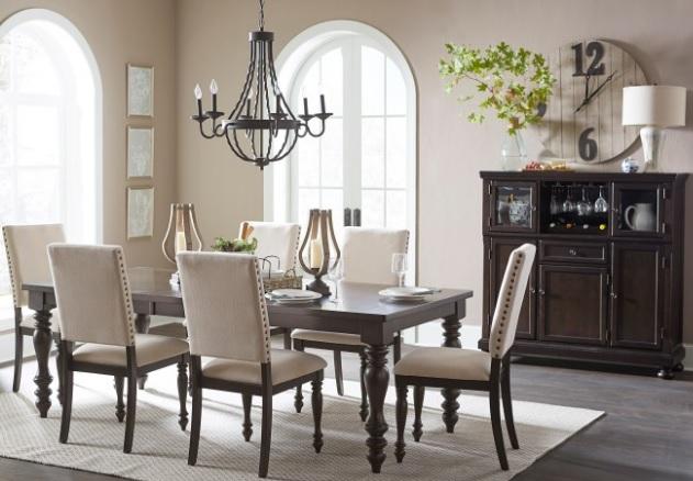 Begonia Dining Table in Gray 1718GY-90 - Big's Furniture (NV) - Multi Location