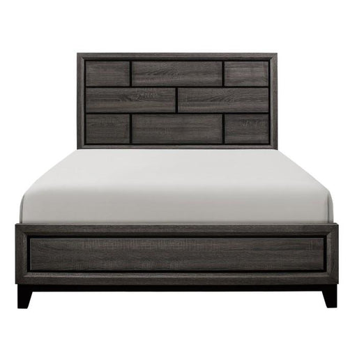 Davi Queen Panel Bed in Gray 1645-1 - Big's Furniture (NV) - Multi Location