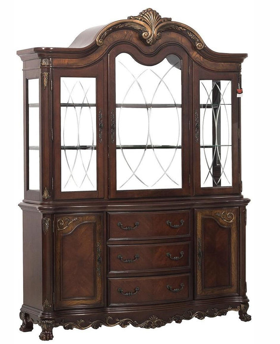 Deryn Park Buffet and Hutch in Dark Cherry 2243-50 - Big's Furniture (NV) - Multi Location
