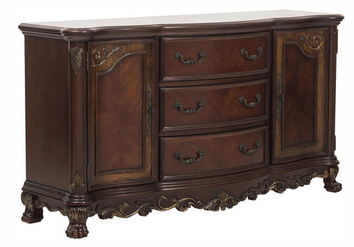 Deryn Park Buffet/Server in Dark Cherry 2243-55 - Big's Furniture (NV) - Multi Location