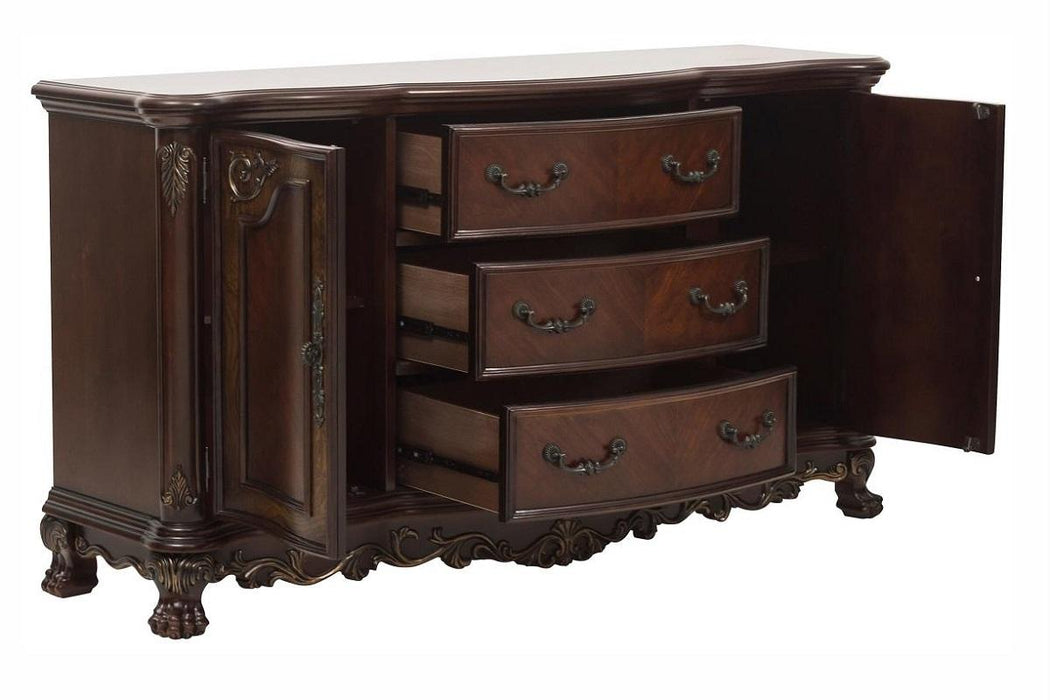 Deryn Park Buffet/Server in Dark Cherry 2243-55 - Big's Furniture (NV) - Multi Location