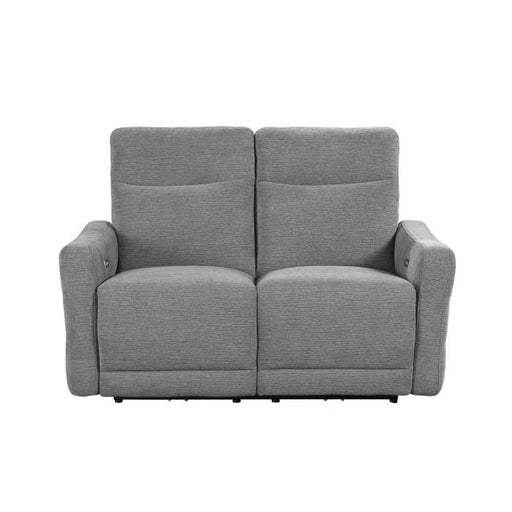 Edition Power Double Lay Flat Reclining Loveseat in Dove Grey 9804DV-2PWH - Big's Furniture (NV) - Multi Location