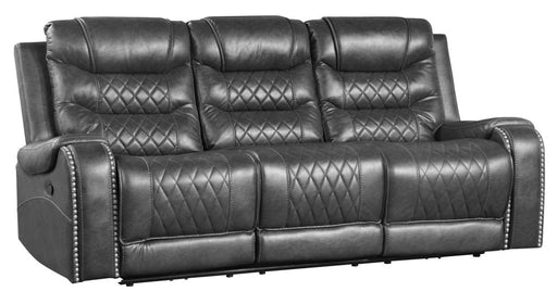 Putnam Double Reclining Sofa with Drop-Down in Gray 9405GY-3 - Big's Furniture (NV) - Multi Location