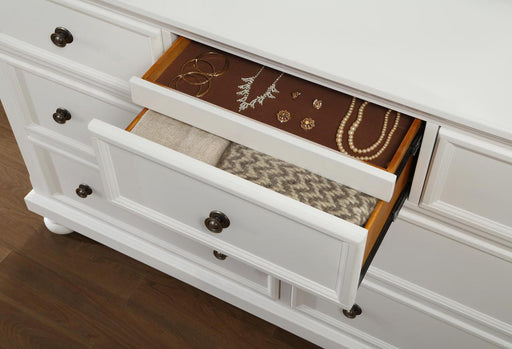 Laurelin 7 Drawer Dresser in White 1714W-5 - Big's Furniture (NV) - Multi Location