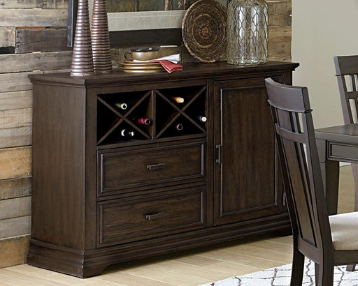 Makah Server in Dark Brown 5496-40 - Big's Furniture (NV) - Multi Location