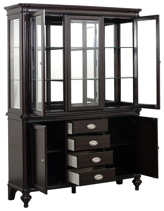 Marston Buffet with Hutch in Dark Cherry 2615DC-50-55 - Big's Furniture (NV) - Multi Location