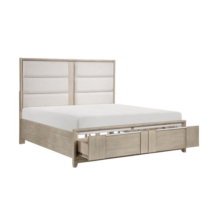 McKewen (3) California King Platform Bed with Footboard Storage - Big's Furniture (NV) - Multi Location