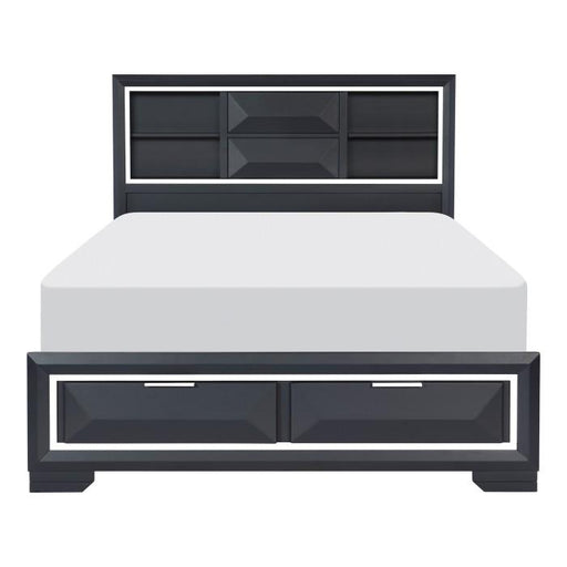 Rosemont (3) Queen Platform Bed with Footboard Storage - Big's Furniture (NV) - Multi Location