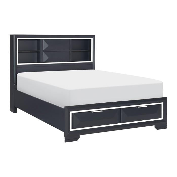 Rosemont (3) Eastern King Platform Bed with Footboard Storage - Big's Furniture (NV) - Multi Location