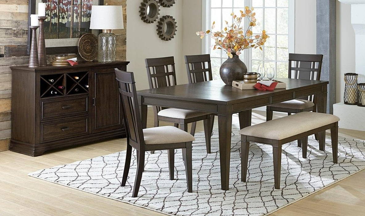Makah Dining Table in Dark Brown 5496-78 - Big's Furniture (NV) - Multi Location