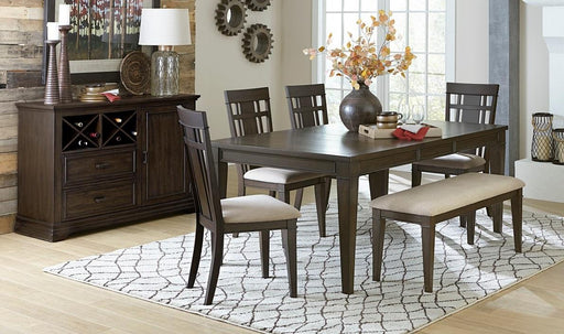 Makah Bench in Dark Brown 5496-13 - Big's Furniture (NV) - Multi Location