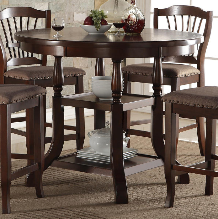 New Classic Bixby Counter Dining Table in Espresso - Big's Furniture (NV) - Multi Location