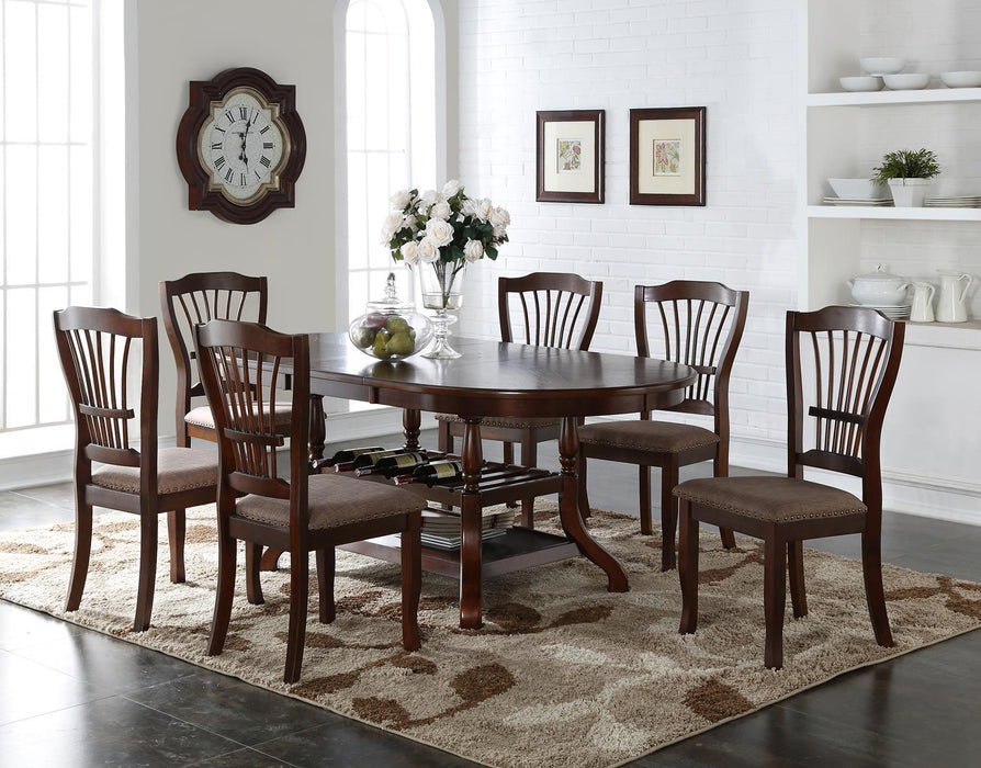 New Classic Bixby Dining Table in Espresso - Big's Furniture (NV) - Multi Location