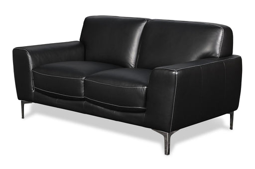 New Classic Carrara Loveseat in Black - Big's Furniture (NV) - Multi Location