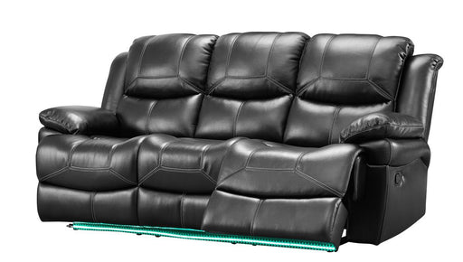 New Classic Flynn Dual Sofa (Lights) in Premier Black - Big's Furniture (NV) - Multi Location