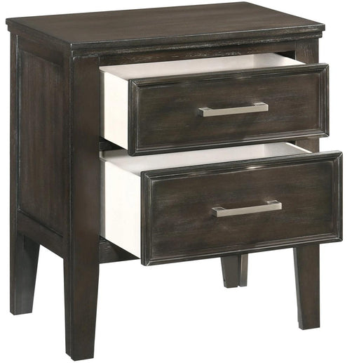 New Classic Furniture Andover 2 Drawer Nightstand in Nutmeg - Big's Furniture (NV) - Multi Location