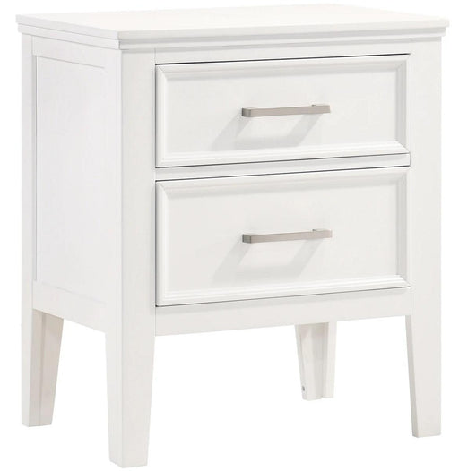 New Classic Furniture Andover 2 Drawer Nightstand in White - Big's Furniture (NV) - Multi Location