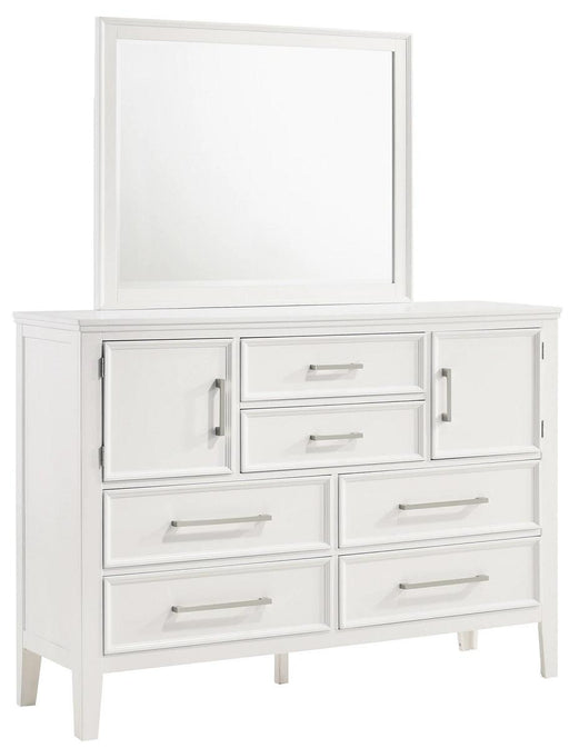 New Classic Furniture Andover 6 Drawer Dresser in White - Big's Furniture (NV) - Multi Location