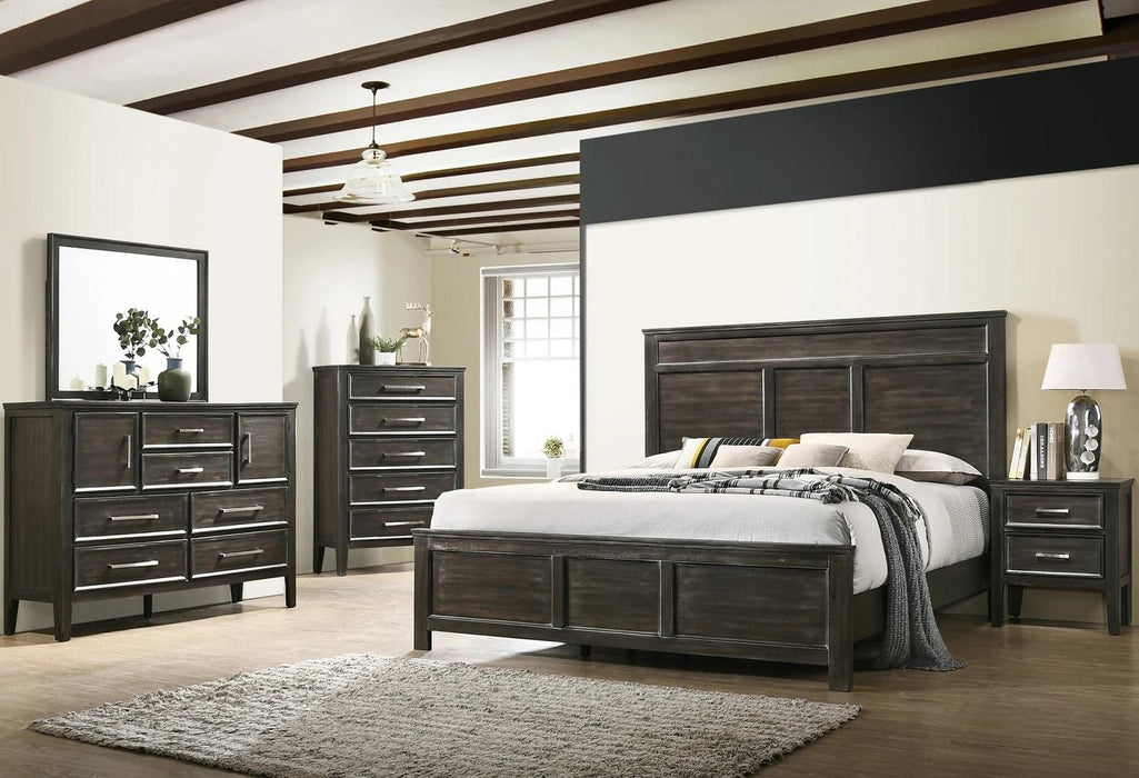 New Classic Furniture Andover Mirror in Nutmeg - Big's Furniture (NV) - Multi Location