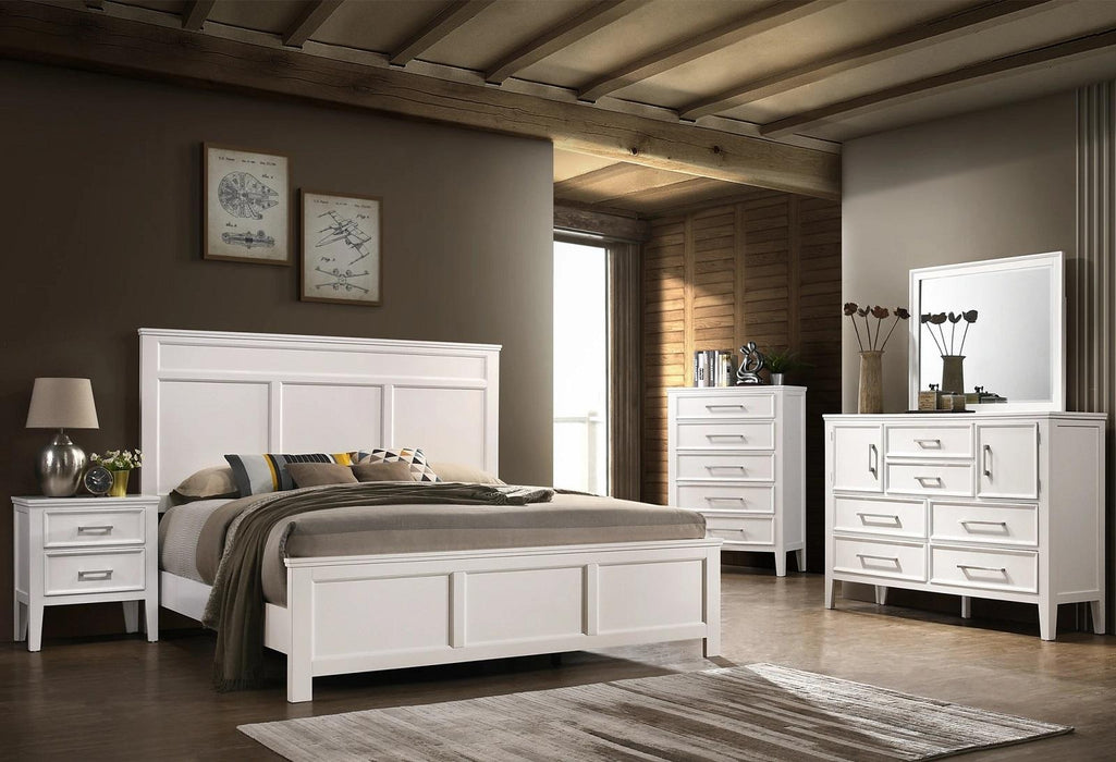 New Classic Furniture Andover 5 Drawer Chest in White - Big's Furniture (NV) - Multi Location