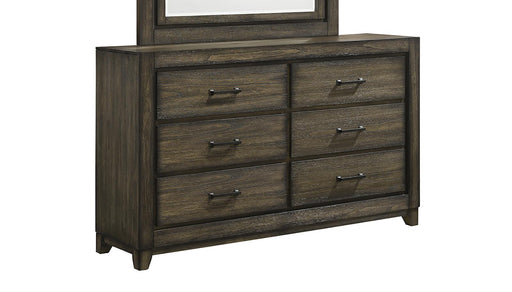 New Classic Furniture Ashland 6 Drawer Dresser in Rustic Brown - Big's Furniture (NV) - Multi Location