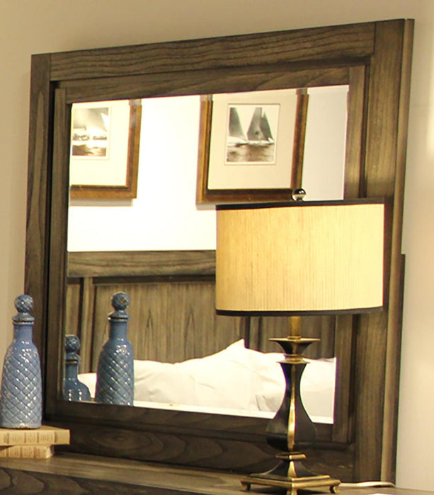 New Classic Furniture Ashland Mirror in Rustic Brown - Big's Furniture (NV) - Multi Location