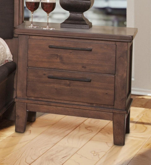 New Classic Furniture Cagney Nightstand in Chestnut - Big's Furniture (NV) - Multi Location