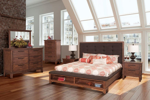 New Classic Furniture Cagney Nightstand in Chestnut - Big's Furniture (NV) - Multi Location