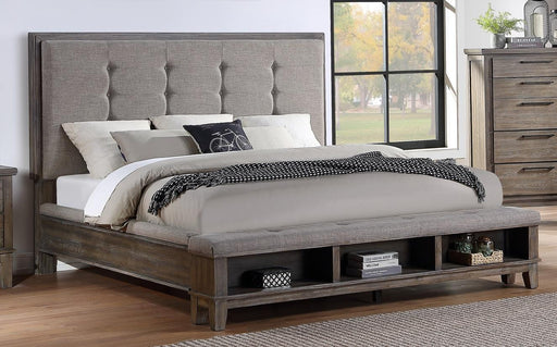 New Classic Furniture Cagney Queen Bed in Vintage Gray - Big's Furniture (NV) - Multi Location