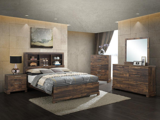 New Classic Furniture Campbell 2 Drawer Nightstand in Ranchero - Big's Furniture (NV) - Multi Location