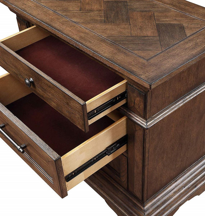 New Classic Furniture Mar Vista 3 Drawer Nightstand in Brushed Walnut - Big's Furniture (NV) - Multi Location