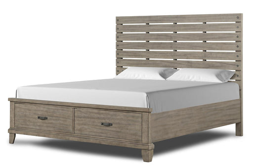 New Classic Furniture Marwick California King Panel Bed in Sand - Big's Furniture (NV) - Multi Location