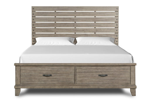 New Classic Furniture Marwick California King Panel Bed in Sand - Big's Furniture (NV) - Multi Location