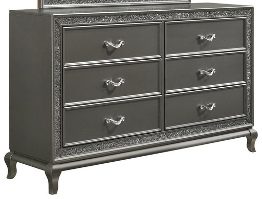 New Classic Furniture Park Imperial 6 Drawer Dresser in Pewter - Big's Furniture (NV) - Multi Location